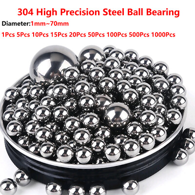 #ad 304 Stainless Steel Diameter 1 70mm Steel Ball Precision Steel Ball Bearing $14.45