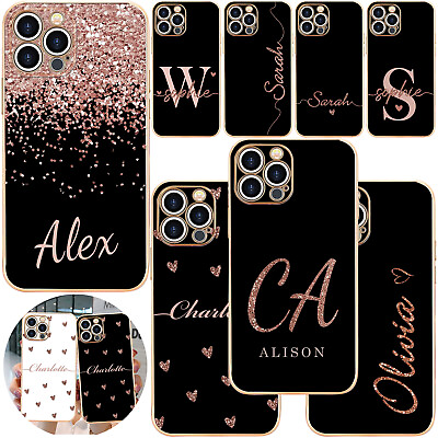 #ad Print Personalised Name Plating Case Cover For iPhone 15 14 13 Pro Max 12 11 XR $8.26