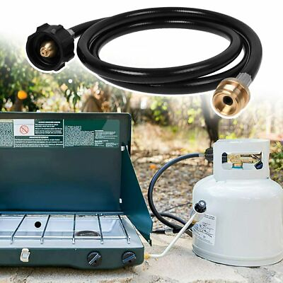 #ad 4FT Propane Adapter Hose LP Tank 1lb to 20lb Converter For QCC1 Type1 Gas Grill $8.99