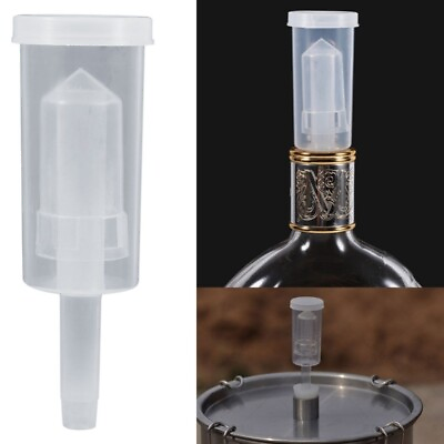#ad 3PC Homebrew Beer Cylinder Fermentor Air Lock One Way Exhaust Water Sealed Check $10.16