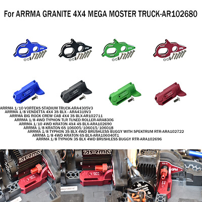 #ad Motor Heat Sink Mount Plates For ARRMA 1 8 4WD TYPHON KRATON 6S BLX GRANITE 4X4 $19.30