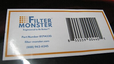 #ad NEW Filter Monster Large8171433G HEPA Replacement Filter Whirlpool Air FREE SHIP $19.99