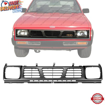 #ad New Front Grille Assembly Fits 1995 1997 Nissan Pickup 1993 94 Nissan D21 Pickup $75.00