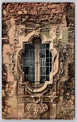 #ad San Antonio Texas Window Mission San Jose Historic Church Chapel VNG PM Postcard $7.99
