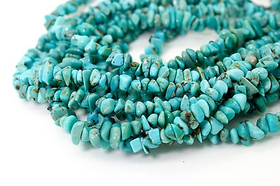 #ad Genuine Arizona Natural Turquoise Smooth Nugget Chip Loose Gemstone Beads PGS241 $21.32
