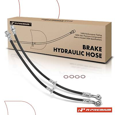 #ad 2x Brake Hydraulic Hose Rear Side for Honda Accord 2008 2012 Acura TSX 2009 2014 $34.99