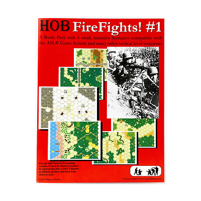 #ad Heat of Battle ASL Firefights #1 Bag NM $35.00