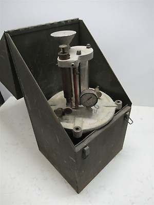 #ad #ad Protex Air Meter Vintage Test Unit Autolene Lubricants Rare Old Unit Metal Case $199.95