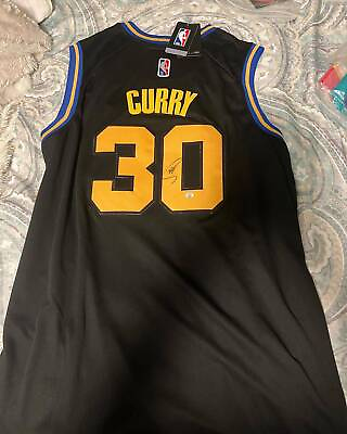 #ad Autographed Stephen Curry Golden State Warriors Jersey $419.30