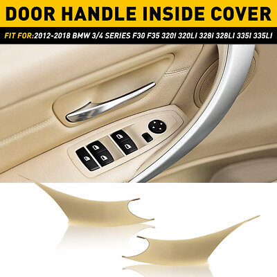 #ad Inner Door Handle Cover Protect Inside Case For Beige BMW 3 Series F30 F35 328i $14.24
