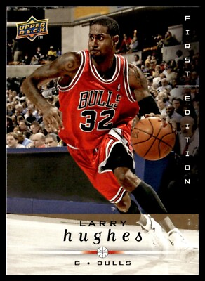 #ad 2008 09 Upper Deck First Edition Larry Hughes Chicago Bulls #23 $2.09