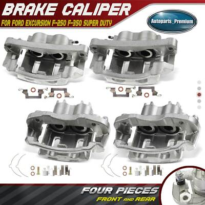 #ad Front amp; Rear Set of 4 Brake Calipers for Ford 2000 2004 F 250 F 350 Super Duty $229.99