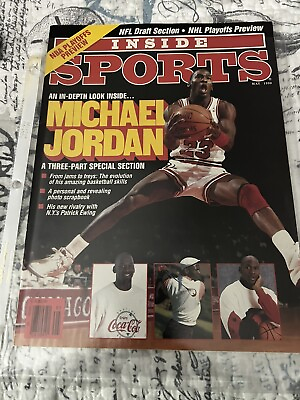 #ad RARE No Label Inside Sports May 1990 In Depth Look inside... Michael Jordan $24.95