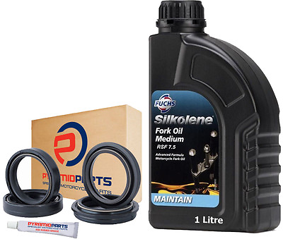#ad Fork Seals Dust Seals amp; Silkolene Oil for Kawasaki ZX 6R ZX6R Ninja 636 05 14 GBP 35.95
