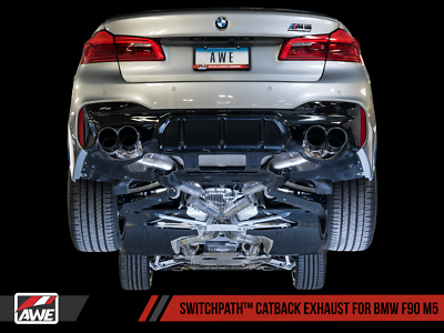#ad AWE SwitchPath Exhaust for 2018 2023 BMW F90 M5 Diamond Black Tips $3195.00