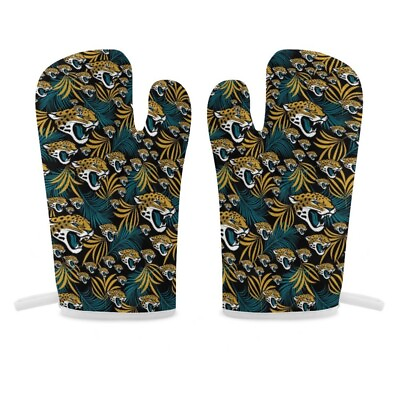#ad Jacksonville Jaguars Thermal Gloves Oven Gloves 2 Piece Set of Insulated Gloves $12.98