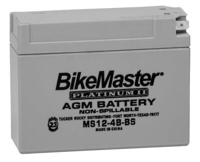 #ad BikeMaster AGM 12V Platinum Battery For Yamaha TT R50E 2006 2020 Grey $61.81
