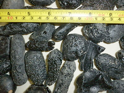 #ad Black Indochinite Tektite Stone 15 g 50 gram Size Pcs 80 gram Lot $18.00