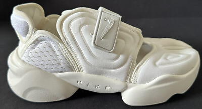 #ad Nike Air Aqua Rift Split Toe Sail White Sandal Shoes Women Size 5 New CW7164 100 $129.99