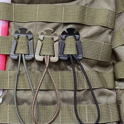 #ad 1 Pair Hanging Belts Durable Outdoor Tools Strap Webbing Dominator Clips Solid $7.12