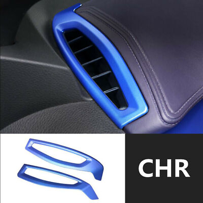 #ad For Toyota CHR C HR 2016 2020 Blue Inner Dashboard Air Vent Outlet Cover Trim 2X $27.91