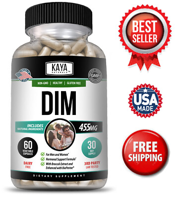 #ad DIM Ultra Supplement 60ct With Bioperine Premium Hormonal Support Formula $10.49