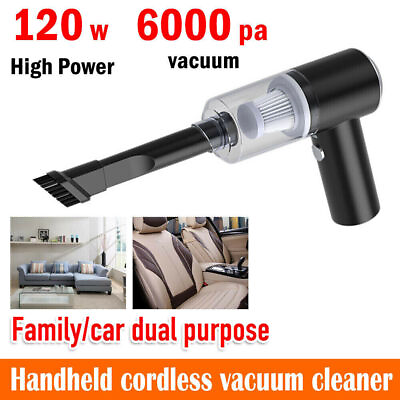 #ad 120W Cordless Handheld Vacuum Cleaner Small Mini Portable Car Auto Home Wireless $8.89