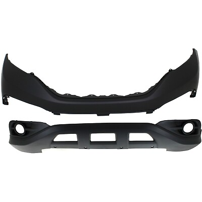 #ad CAPA Front Lower and Upper Bumper Cover For 2012 2014 Honda CR V EX EX L Touring $160.29