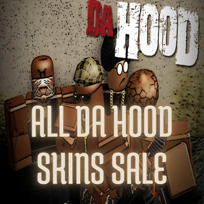 #ad 🤑ROBLOX: ALL DA HOOD SKINS Knives Revolvers DB Tacticals 🔫 CHEAPEST 💸 $12.00