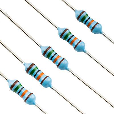 #ad Musiclily Pro 50Pcs Film Precision Resistor 150kΩ 250mW For Guitar Wiring Mods $7.75