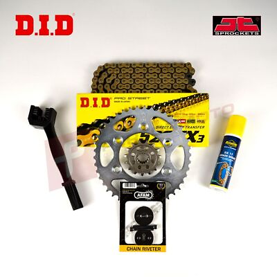 #ad DID JT X Ring Gold Chain and Sprocket Kit for Honda XL500S 1979 1981 GBP 95.00