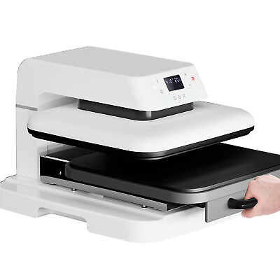 #ad HTVRONT Auto Heat Press Machine 15x15 Plate T Shirt Printing Machine For Cricut $245.67