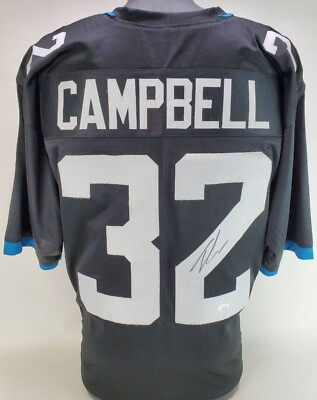 #ad #ad Tyson Campbell Signed Jacksonville Jaguars Football Jersey Autographed w COA $65.40