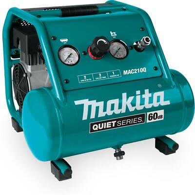 #ad #ad makita electric air compressor 2 gal. 1 hp oil free quiet portable corded steel $339.12