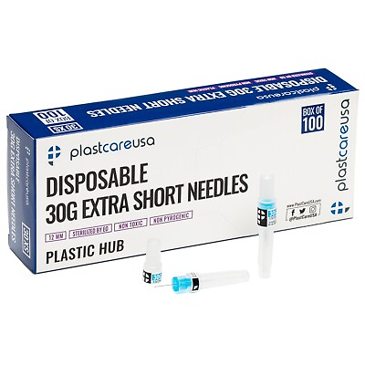 #ad 200 30G Extra Short 12mm Disposable Dental Needles in Perforated Box 2 Bx 100 $19.99