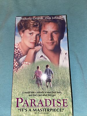 #ad Paradise VHS 1992  Melanie Griffith Don Johnson Elijah Wood Thora Birch Vtg $5.00