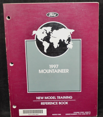 #ad 1997 Mountaineer OEM New Model Training Reference Book Excellent Condition $13.45