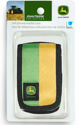 #ad John Deere Small Yellow Green Holster Pouch for Tools Sport Utility Flip Phones $9.48