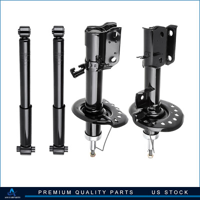 #ad For 2007 2012 Nissan Sentra Front Rear Set of 4 Shocks Struts Absorbers Assembly $77.80