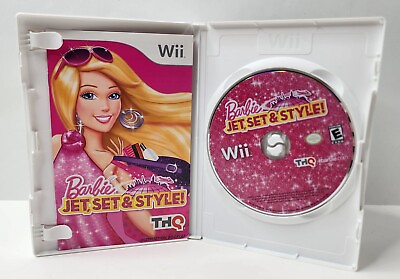 #ad Barbie Jet Set amp; Style Nintendo Wii 2011 w Manual Included $9.77