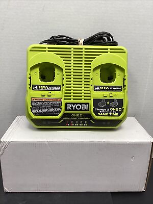 #ad RYOBI 18V ONE Dual Port 4 Amp Parallel Charger Tool Only $65.00