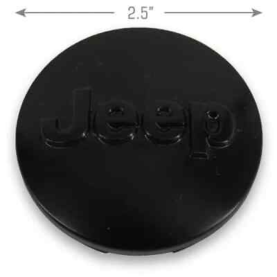 #ad Jeep Cherokee Compass Gladiator MATTE Black Wheel Center Cap Hubcap OEM 1LB77RXF $15.29