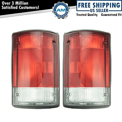 #ad Tail Lights Taillamps Left amp; Right Pair Set For Ford Van E150 E250 350 Excursion $44.18