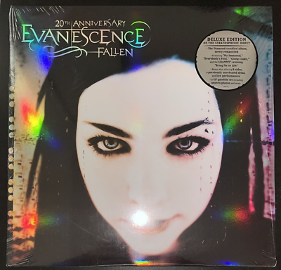 #ad EVANESCENCE FALLEN DELUXE VINYL 2LP 20TH ANNIVERSARY EDITION SEALED MINT $39.98