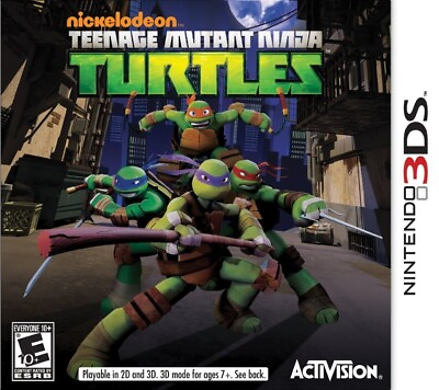 #ad Teenage Mutant Ninja Turtles Nintendo 3DS Game Only $3.98