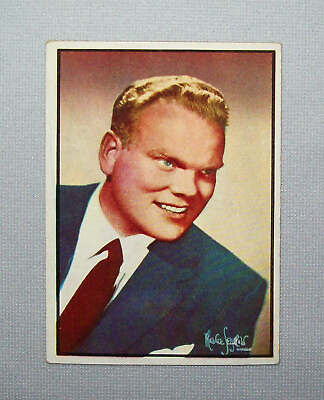 #ad Old Vtg 1953 Bowman Tommy Bartlett Television Radio Stars NBC Card Number 19 $35.00