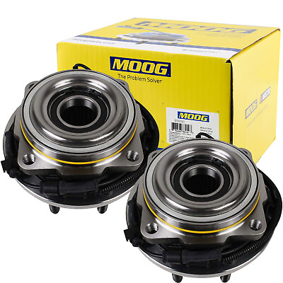 #ad MOOG Front Wheel Bearing and Hubs Pair for 2011 2016 Ford F 250 F 350 SD 4WD SRW $330.10