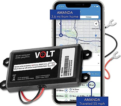 #ad GPS Tracker for Vehicles with Real time Alerts 4G LTE Livewire Volt $19.95