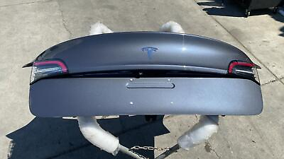 #ad 2017 2020 Tesla Model 3 Trunk Tailgate Liftgate Deck Lid Shell Panel Gray PMNG $1050.00