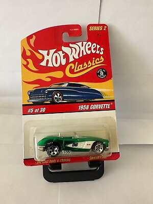 #ad Hot Wheels Classics Series 2 1958 Corvette #5 of 30 Green MT59 $7.29